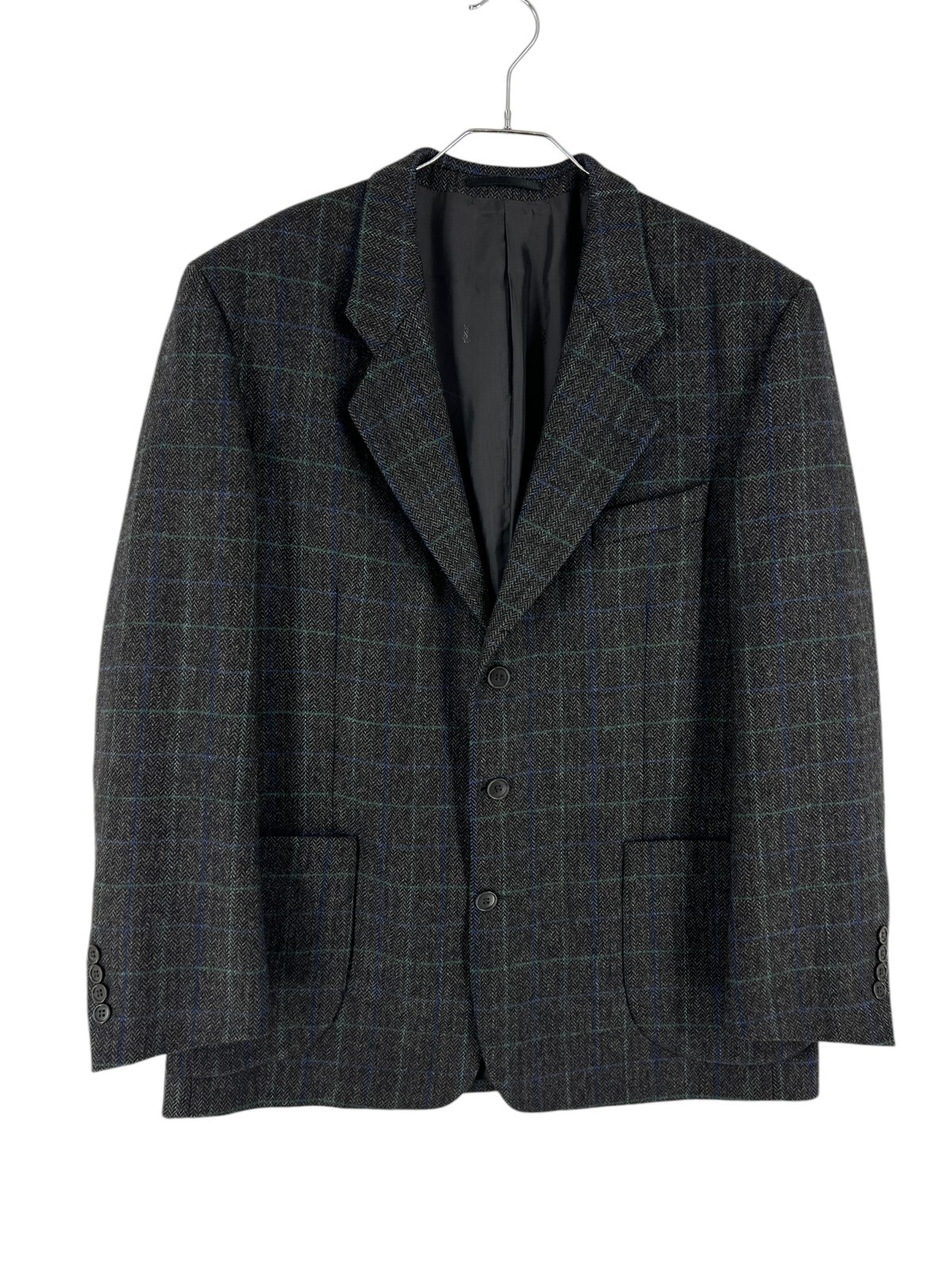 Blazer Giacca Vintage YVES SAINT LAURENT 100% Lana Uomo Taglia 56R 2XL