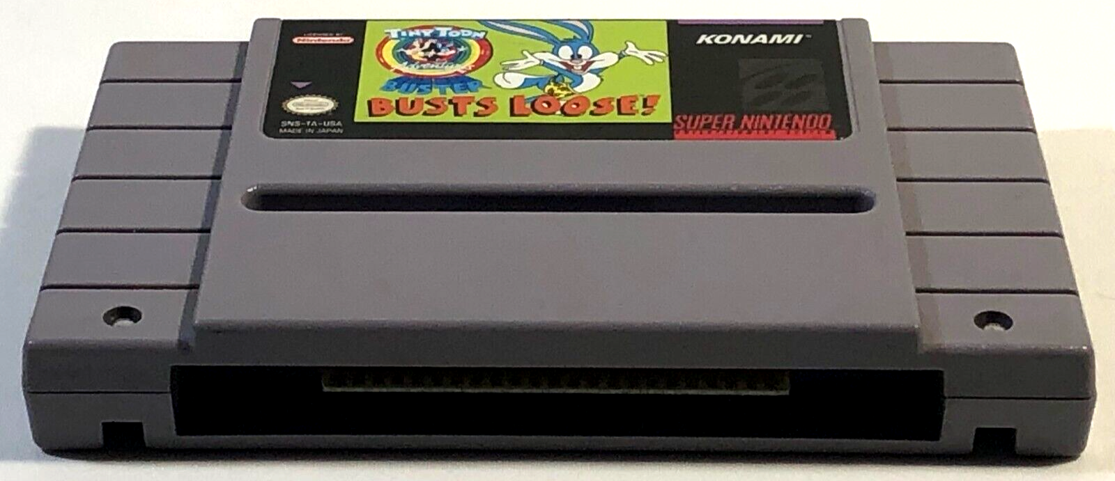 Vintage Tiny Toon Adventures Buster Busts Loose Super Nintendo SNES