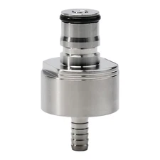 Stainless Steel Ball Lock Cap for Carbonating For Homebrewed Beverages