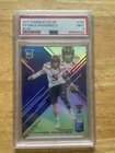 PSA 9 PATRICK MAHOMES 2017 PANINI ELITE DRAFT PICKS BLUE RC #15/25 Jersey# Match