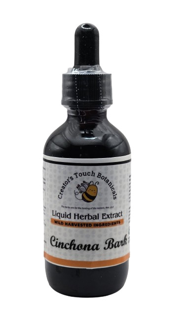 Quinine / Cinchona Tincture Organic, 1oz, Digestive, Anti-Inflammatory