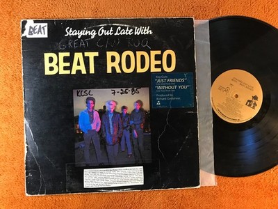 BEAT RODEO Staying Out Late With promo LP 1985 Album IRS Richard Gottehrer orig