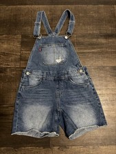 LEVI  S Girls Denim Shortall Overall Size 10 Regular