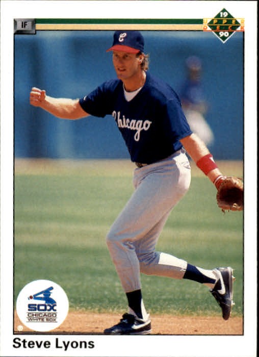 1990 Upper Deck #390 Steve Lyons - BB