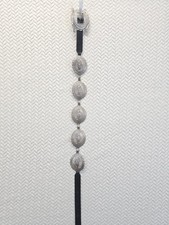 Vintage Justin Silvertone Concho Cowhide Womens Leather Belt Size 28 RARE Find