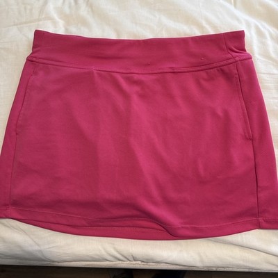 PGA TOUR Womens ''Rosebud Pink'' Core Solid Woven 7 Inch Golf Shorts - Medium