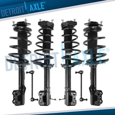 AWD Front Rear Struts w/ Coil Spring Sway Bars for 2010 - 2013 Toyota Highlander