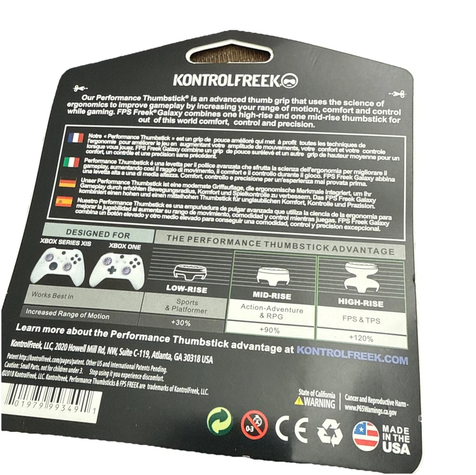 Galaxy Kontrol Freek FPS Freek Performance Purple Thumbsticks xbox controllers - Image 2 of 2