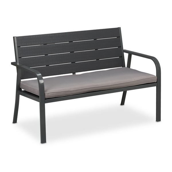 Gartenbank Bank Sitzbank Parkbank Balkonbank Outdoorbank 2 Sitzer Sitzauflage-image