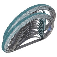24pcs 1/2 x 24 Inch Sanding Belts, 40 Grit Zirconia Sanding Belts