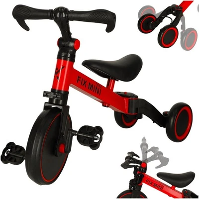 Trike Fix Mini Balance Bike 3-in-1 Multifunctional Bike Red - Bild 1 von 4