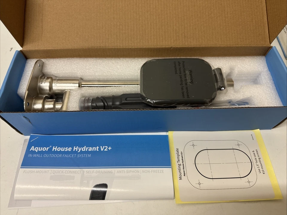 Grifo exterior Aquor House Hydrant V2+ libre de escarcha con conexión rápida 10" Foto 2 de 3