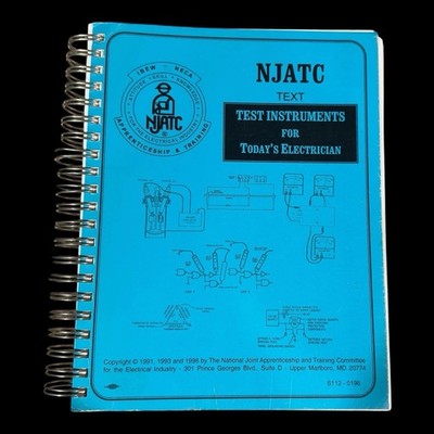NJATC Electrical Training Manual Lot of 4 Spiral Bound Textbooks