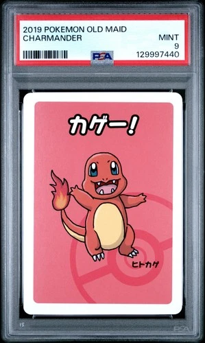 2019 POKEMON OLD MAID CHARMANDER PSA 9
