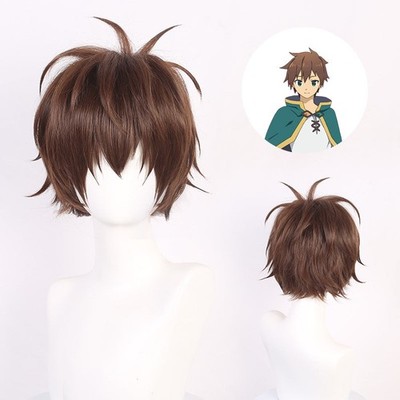 Kazuma Sato, Anime Cosplay Wig, Character Fake Hair