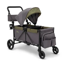 Grey/Olive Green - Delta Children Jeep Sport All-Terrain Stroller Wagon |144