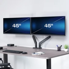 VIVO Tension Spring Dual Ultra Wide Monitor Mount, Up to 45" Computer Screens