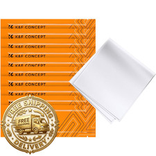 K F CONCEPT 10 Pack 6x6in Microfiber Cleaning Cloths Washable Reusable Lint Free