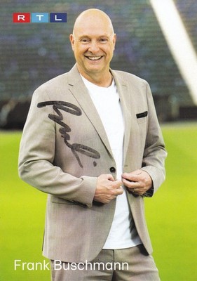 Autogrammkarte Frank Buschmann  - TV - Moderator
