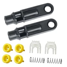 10 PCS Transmission Shifter Linkage Cable Kit,Includes 2 Shift Levers & 4 