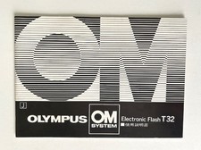 OM System Olympus Electronic Flash T32 Instruction Manual in Japanese