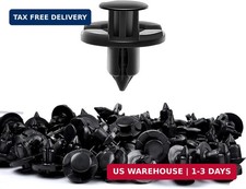 100PCS Push Type Retainer Bumper Clips, 8mm Fender Liner Clips Replacement for N