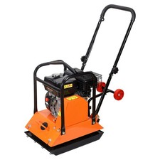 VEVOR Rüttelplatte 6,5PS 6400U/min Verdichter Vibrationsplatte Rüttler 15kN