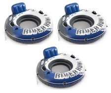 INTEX River Run I 53inch Inflatable Water Floating Tubes 3 Pack
