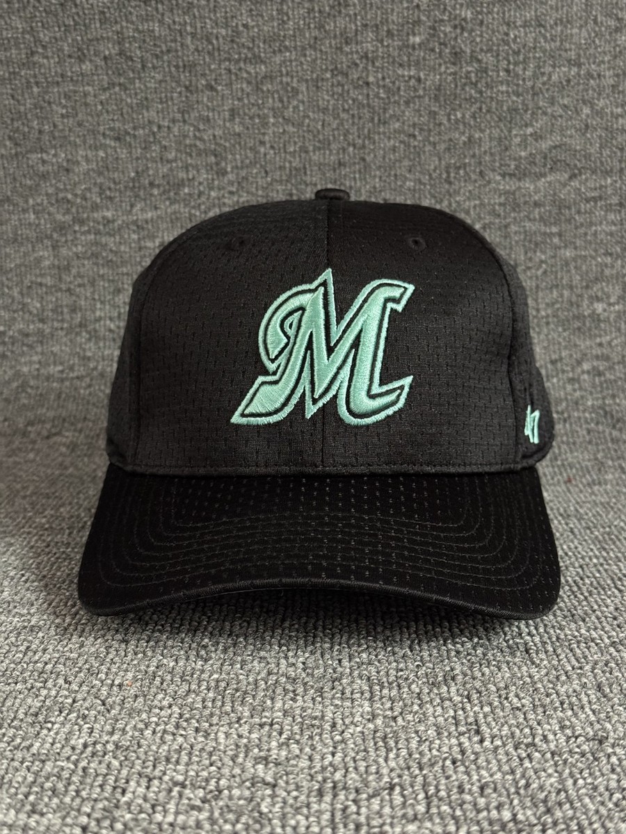 47 Brand Seattle Mariners Baseball Cap Strapback Black One Size