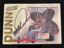 1994 Action Packed NHRA Mike Dunn #14 Autograph Signed Card