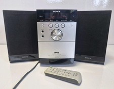 Sony Hi Fi System CD Tape DAB Radio HCD EH45DAB with Speakers & Remote. Working.