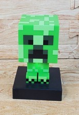 Minecraft Paladone Creeper Night Light Lamp Icons 3D Green 2023 Works