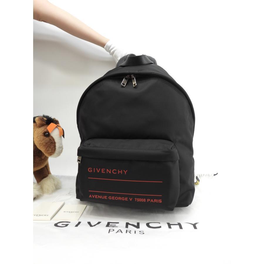 Givenchy Backpack Nylon Leather Combination Black… - image 2