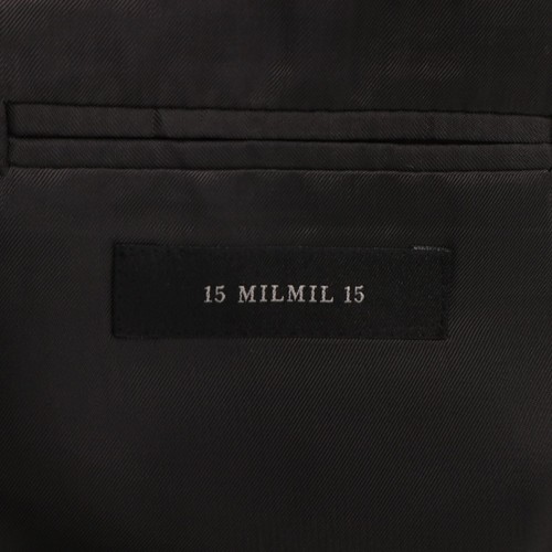 Ermenegildo Zegna Blazer Jacket 44/54R Wool 15 Milmil 15 Gray Black Houndstooth - Picture 5 of 12