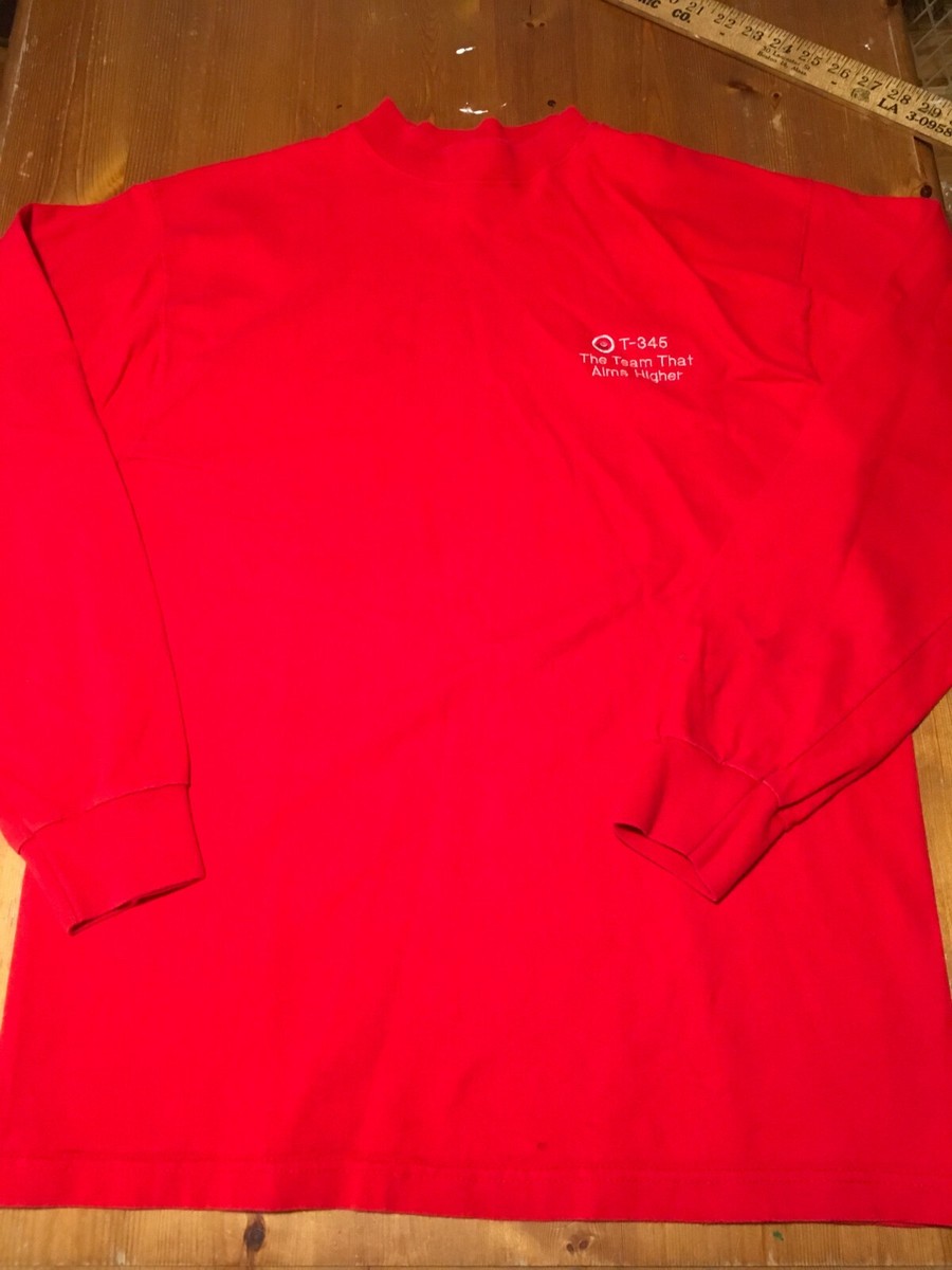 VTG Late 90s Target T-Shirt L USA Long Sleeve Heavyweight T-345 - Main Image