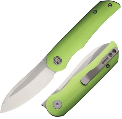 Petrified Fish El Camino Folding Knife 3.13'' N690 Steel Blade Aluminum Handle