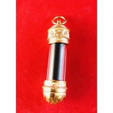 Takrut Gasathon Reflect Pendant Kruba Noi Wat Sridonmoon Thai Buddha Amulet