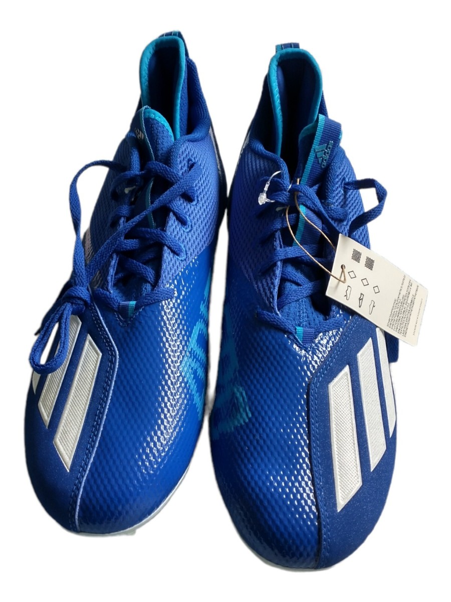 Adidas Adizero Scorch Football Cleats Navy/Blue - 13 Adidas Mens Adizero Scorch Football Cleats Blue White Size  main image 3
