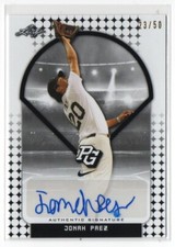 2018 Leaf Perfect Game National Showcase Base Autos Black /50 Jonah Prez Auto