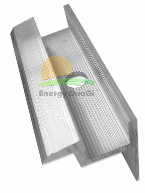 Morsetto Per Pannelli Solari | Regolabile, In Alluminio, Per Pannelli 30-50mm