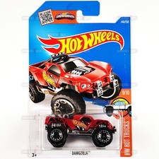 Hot Wheels Dawgzilla #149 Red 2016 HW Hot Trucks 9/10 1:64 Diecast DHP18