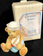 1992 Cherished Teddies  Jonathan "Sail With Me" Brother Bear 911739 Figurine
