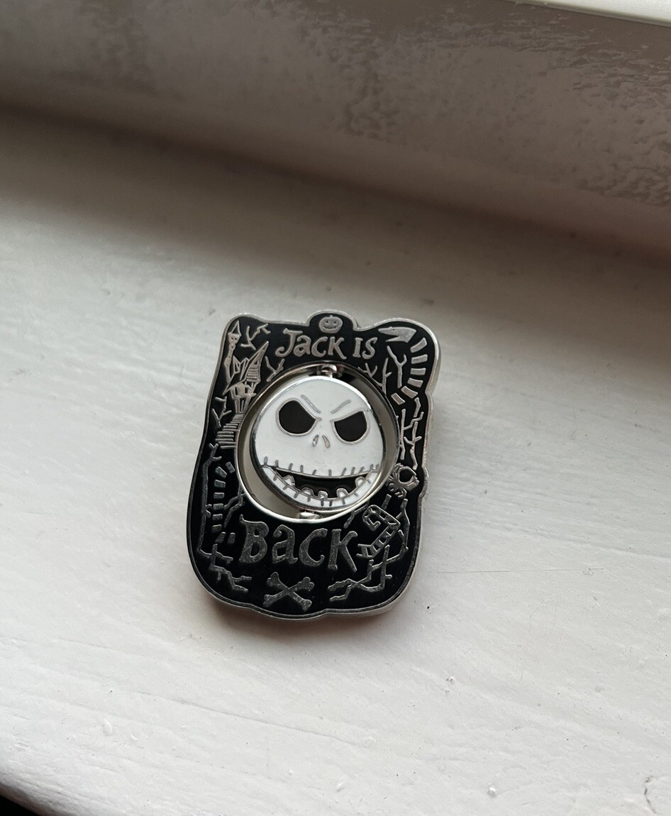 Disney The Nightmare Before Christmas JACK IS BACK Skellington Trading Pin