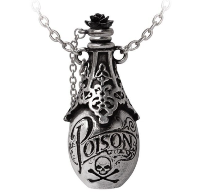 メイク道具・化粧小物 AlchemyGothic ASL5 Fatal Narcissa Alchemy Gothic Lucrezia's Fix Necklace Poison Bottle Black Rose