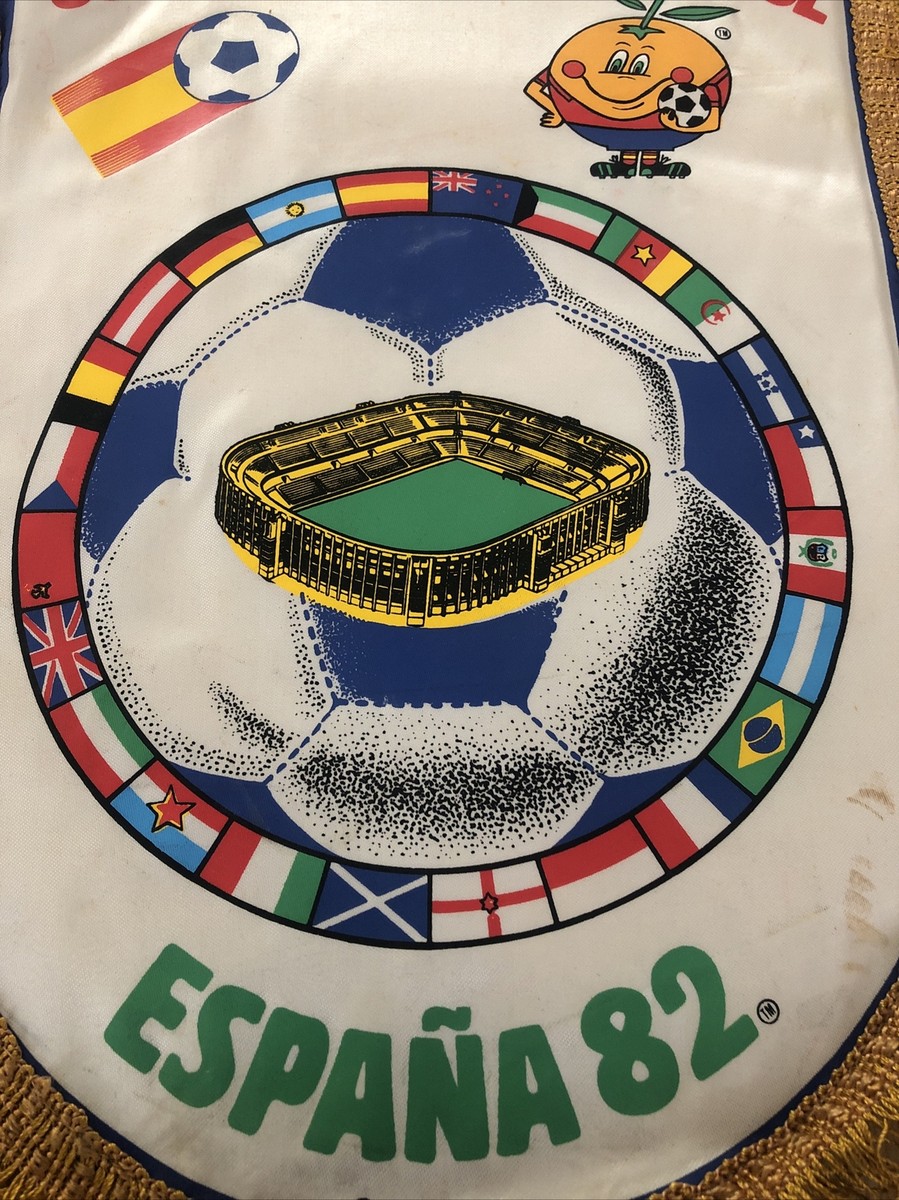 Petit Fanion Pennant - Mundial 82 En Galicia (Espagne) - Vintage