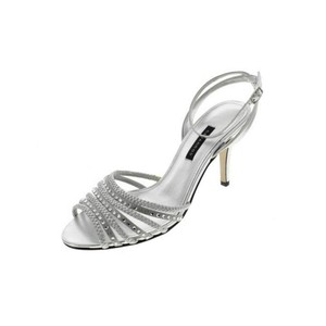 caparros silver heels
