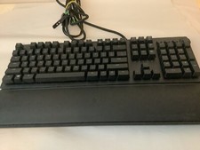 Razer Huntsman Elite Gaming Keyboard with HyperX Pudding Keycaps and Wrist Rest