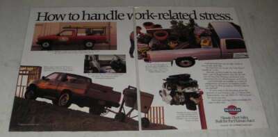 1988 Nissan Hardbody Pickup Truck Ad - How to Handle Work-Related Stress