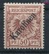 Briefmarken Karolinen (Dt.Kolonie) 1900 Mi 6I diagonaler Aufdruck mit  (10584714