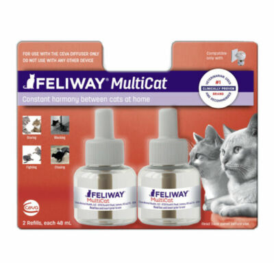 Feliway Multicat, Happy Cats, Calming & Comfort, 2 Pack, New